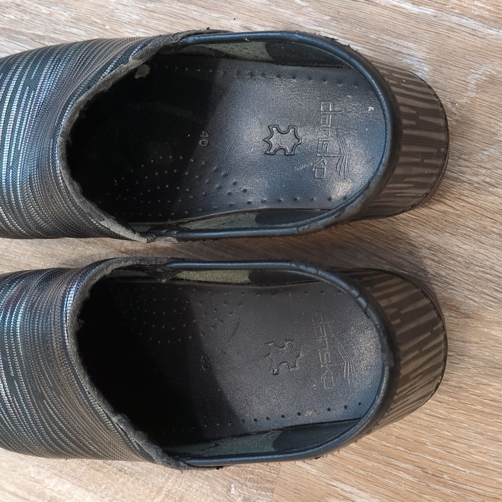 πβ€οΈπDansko Colorful Striped Women's Slip-On Clogs size 40 Euro (10 US)β€οΈππ - Picture 4 of 14